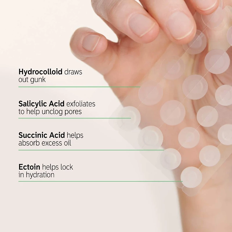 Hydrocolloid Invisible Pimple Patches + Salicylic Acid