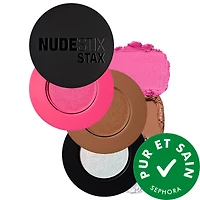 Ensemble de trois fards à joues en baume Sunpink Glow Stax