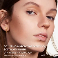 Bâton contour sculptant et bronzant pour le visage 24 h Forever Skin