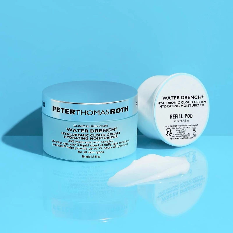 Crème hydratante effet vapeur à l’acide hyaluronique Water Drench