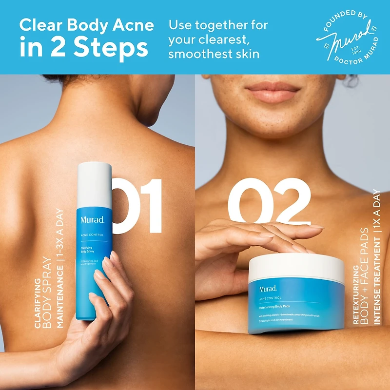 Retexturizing Body Pads with Salicylic Acid