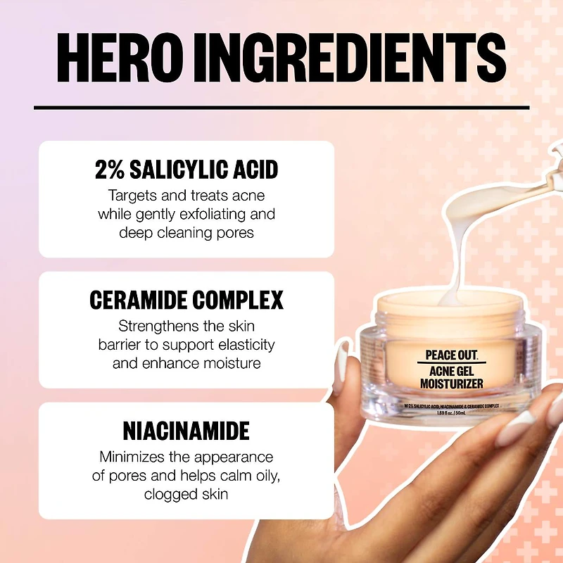 2% Salicylic Acid Acne Gel Moisturizer