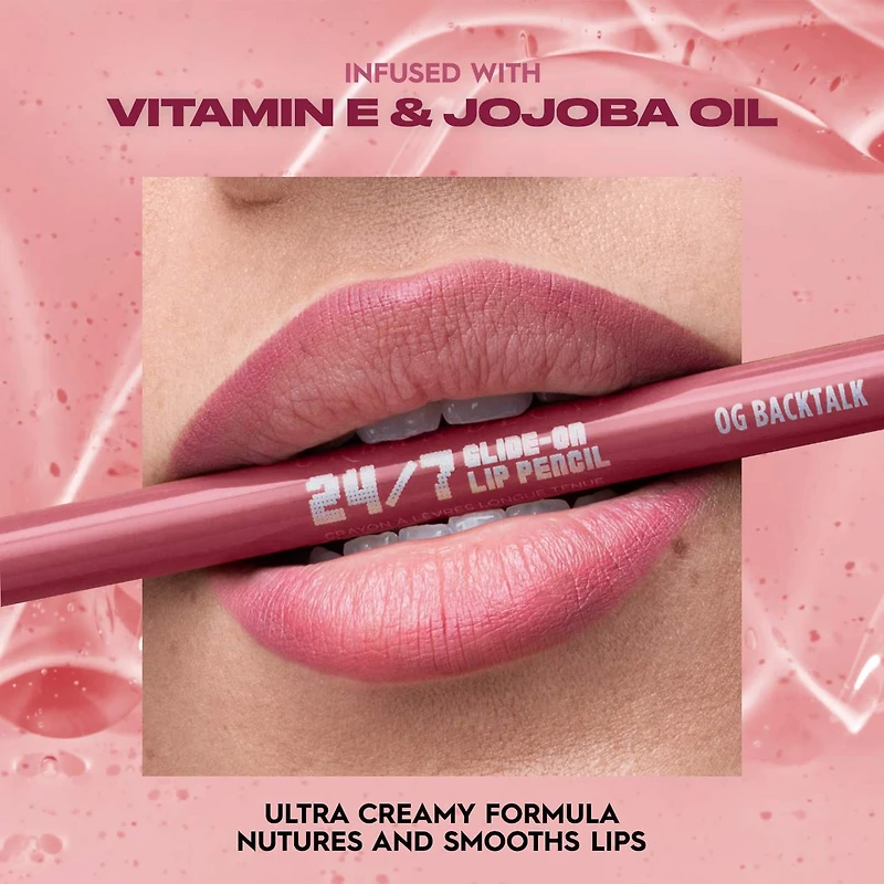 Crayon à lèvres hydrofuge Glide-On 24/7