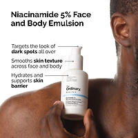 Émulsion pour le visage et le corps avec 5 % de niacinamide