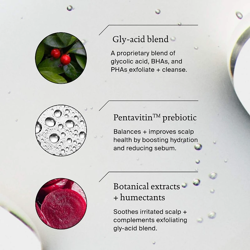 Exfoliant soin du cuir chevelu