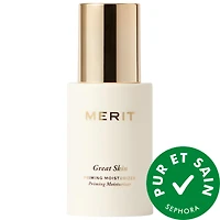 Crème hydratante raffermissante et base Great Skin avec peptides acide hyaluronique