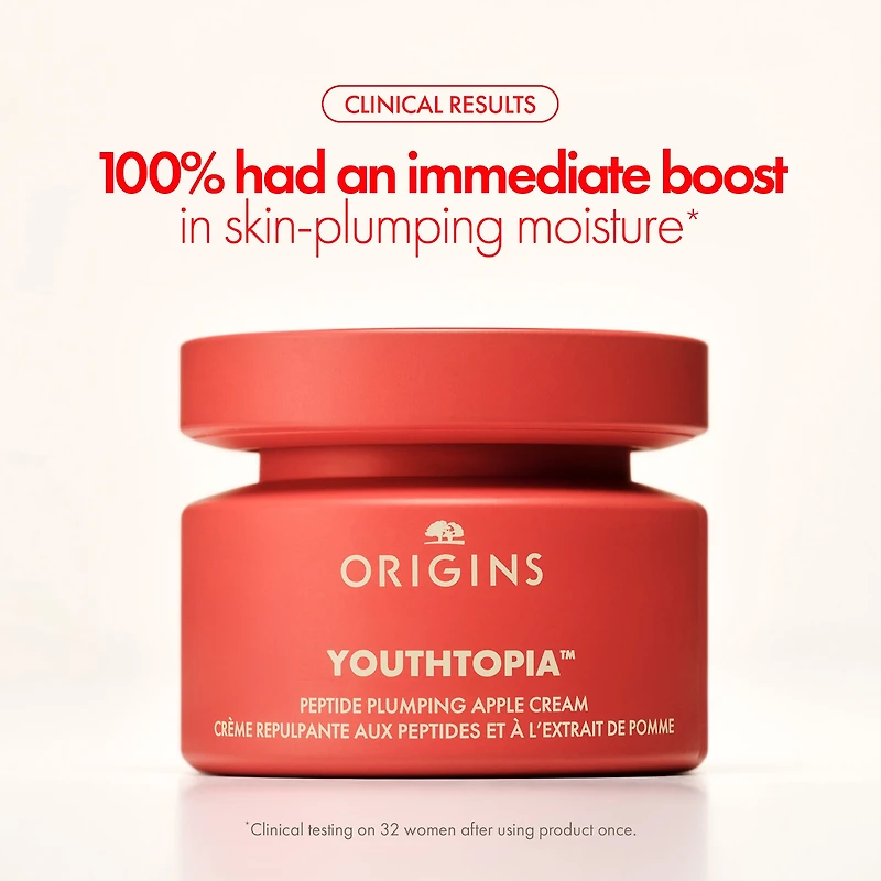 Crème repulpante aux peptides et à l’extrait de pomme Youthtopia
