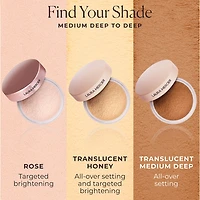 Poudre libre fixatrice translucide longue tenue sans talc Ultra-Blur