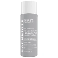 6% Mandelic Acid + 2% Lactic AHA Liquid Exfoliant for Dark Spots, Textured Skin