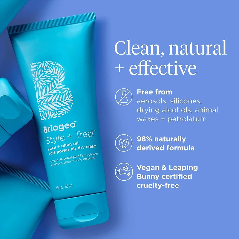 Style + Treat™ – Crème coiffante sèchage à l'air au yuzu et à l’huile de prune