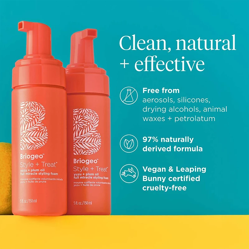 Style + Treat™ Mousse coiffante texturisé au yuzu et à l’huile de prune