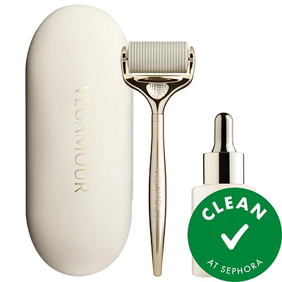 Vegamour GRO+ Advanced Hair Serum and Dermaroller Set na