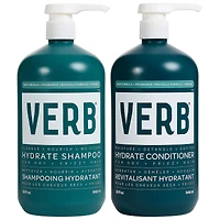Verb Hydrate Shampoo + Conditioner Jumbo Set for Dry, Frizzy Hair