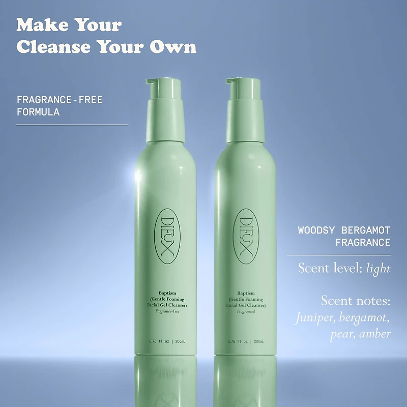 Baptism Gentle Foaming Facial Gel Cleanser with Glycerin