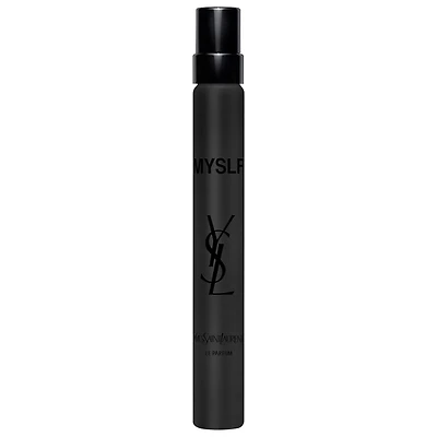 Yves Saint Laurent MYSLF Le Parfum Travel Spray with Spicy Vanilla Bourbon & Warm Woods 0.33 oz parfum spray