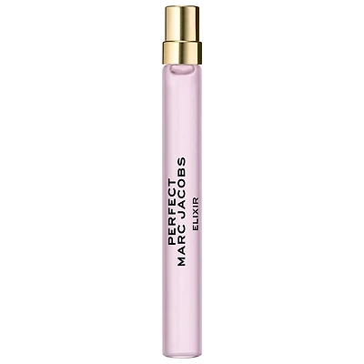 Eau de parfum Perfect Elixir en vaporisateur de voyage avec rhubarbe violette, bois d’ambre doré et vanille