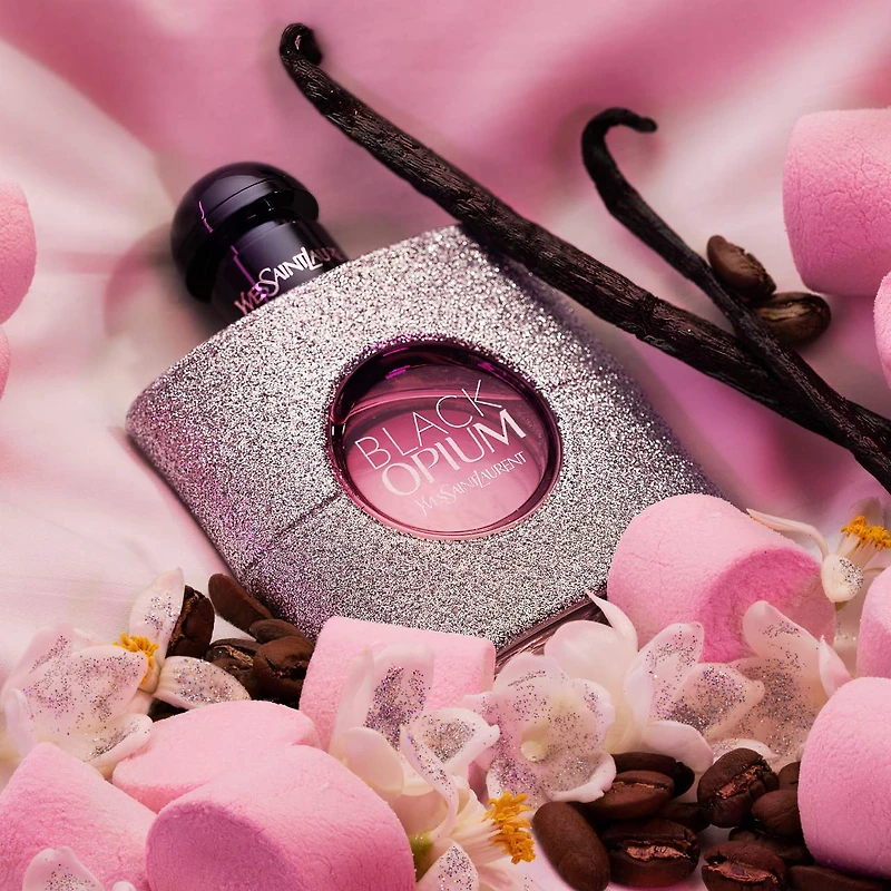 Black Opium Eau de Parfum Glitter with Marshmallow & Coffee