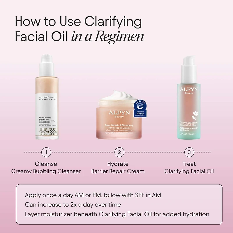 Clarifying Facial Oil with Retinol & Pink Algae