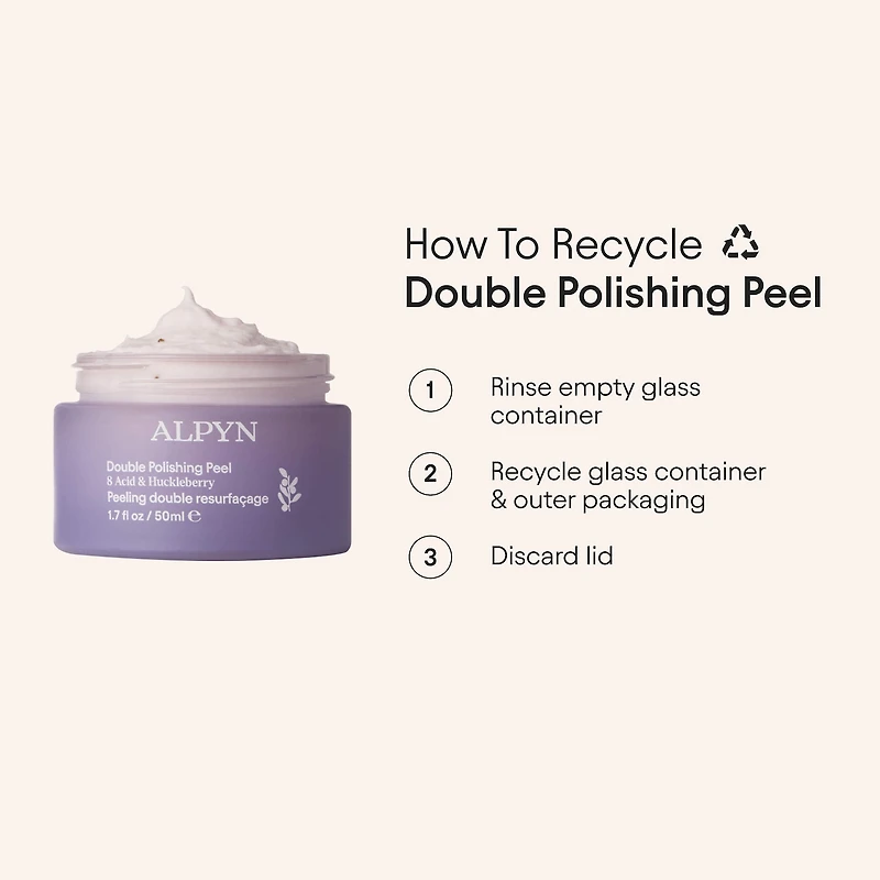Polishing Peel & Brightening Face Mask with 8 Acids & Huckleberry