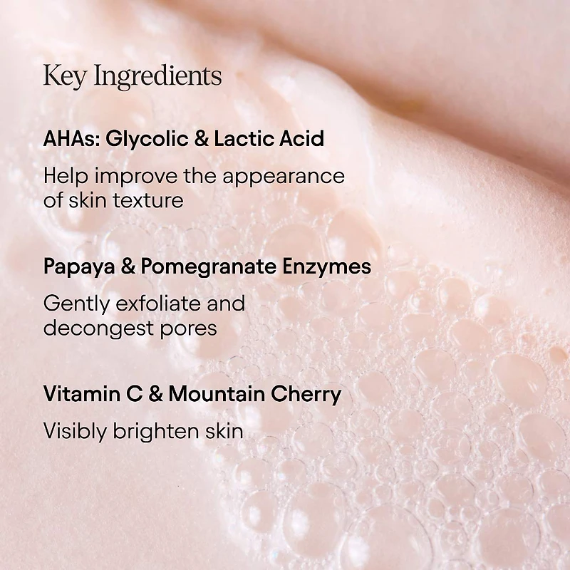 AHA Brightening Bubbling Cleanser