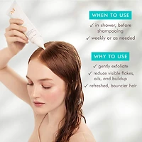 Exfoliant de prélavage purifiant pour le cuir chevelu