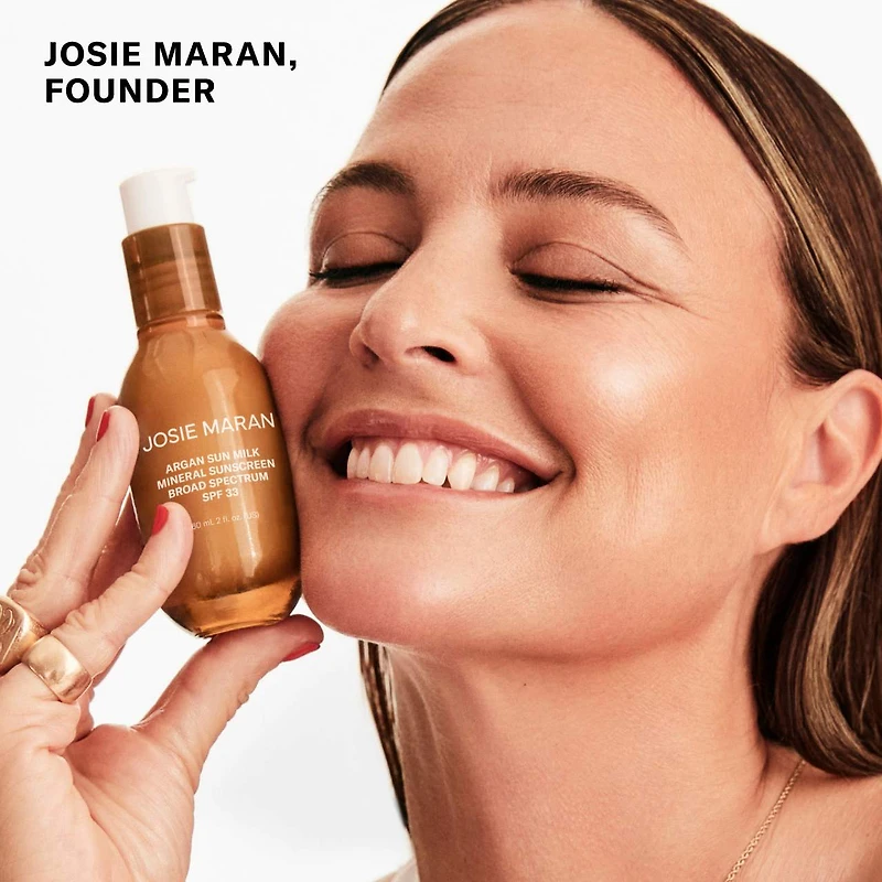 Argan Sun Milk Mineral Sunscreen Broad Spectrum SPF 33 Moisturizer