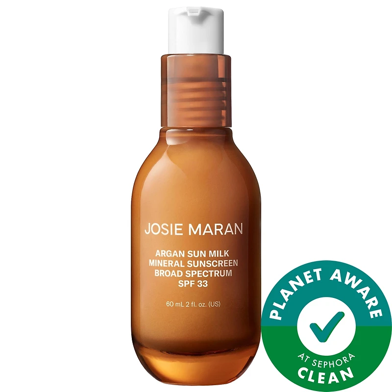 Argan Sun Milk Mineral Sunscreen Broad Spectrum SPF 33 Moisturizer