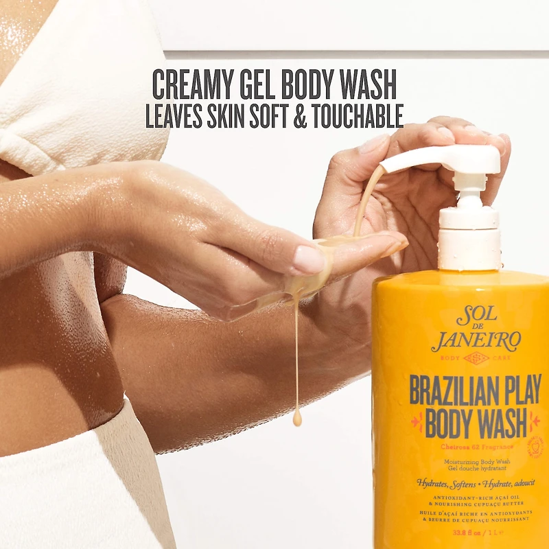 Brazilian Play Moisturizing Shower Cream-Gel