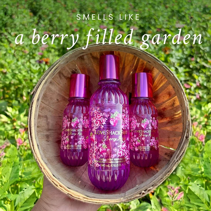 Brume parfumée avec guimauve pour le corps et les cheveux Berry Kiss