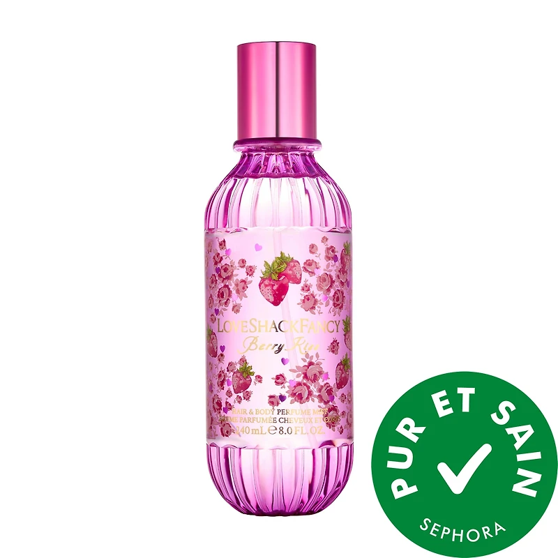 Brume parfumée avec guimauve pour le corps et les cheveux Berry Kiss