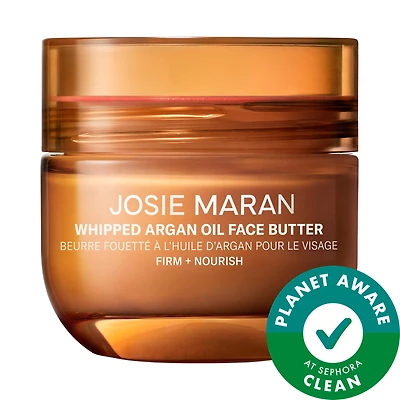JOSIE MARAN Whipped Argan Oil Firming + Hydrating Face Butter Moisturizer 1.7 oz / 50 ml