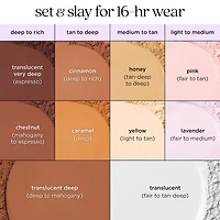creaseless loose setting & brightening powder