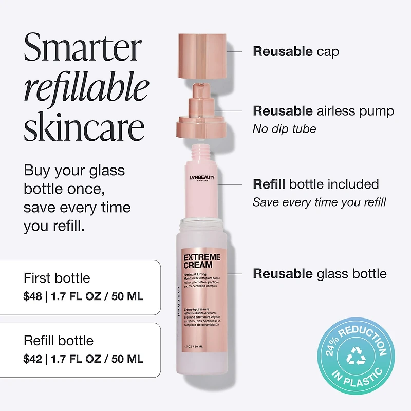 Extreme Cream Anti-Aging, Firming, & Lifting Refillable Moisturizer