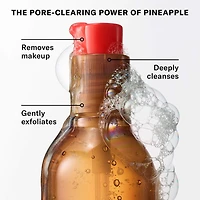 Pineapple Enzyme Exfoliating + Brightening Foaming Gel Cleanser with AHAs