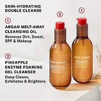 Pineapple Enzyme Exfoliating + Brightening Foaming Gel Cleanser with AHAs