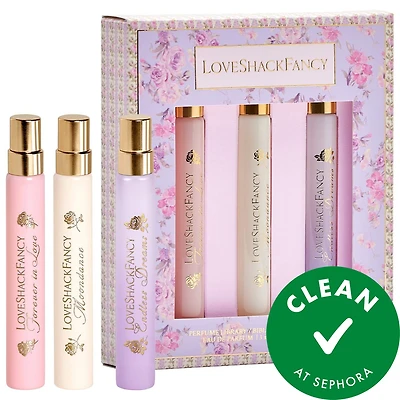 LoveShackFancy Perfume Library Travel Spray Gift Set