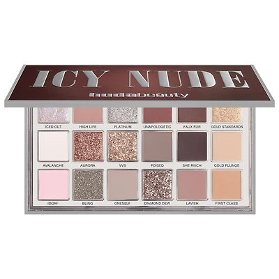 HUDA BEAUTY Icy Nude Eyeshadow Palette 0.56 oz / 16.1 g