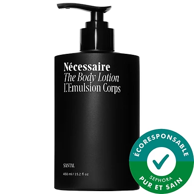 La lotion pour le corps Santal avec cinq peptides et 2,5 % niacinamide