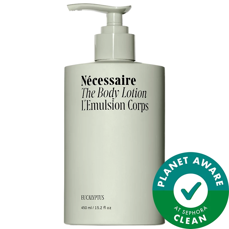 Nécessaire The Body Lotion Eucalyptus - Firming Lotion With 5 Peptides + 2.5% Niacinamide 15.2 oz / 450 ml