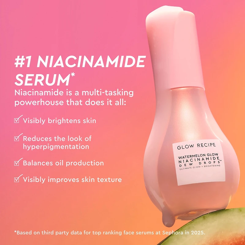 Sérum à la niacinamide Dew Drops Watermelon Glow