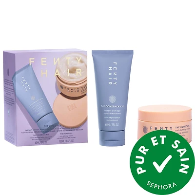 The Curl Crew Instant Damage Repair Treatment + Curl Defining Cream Set