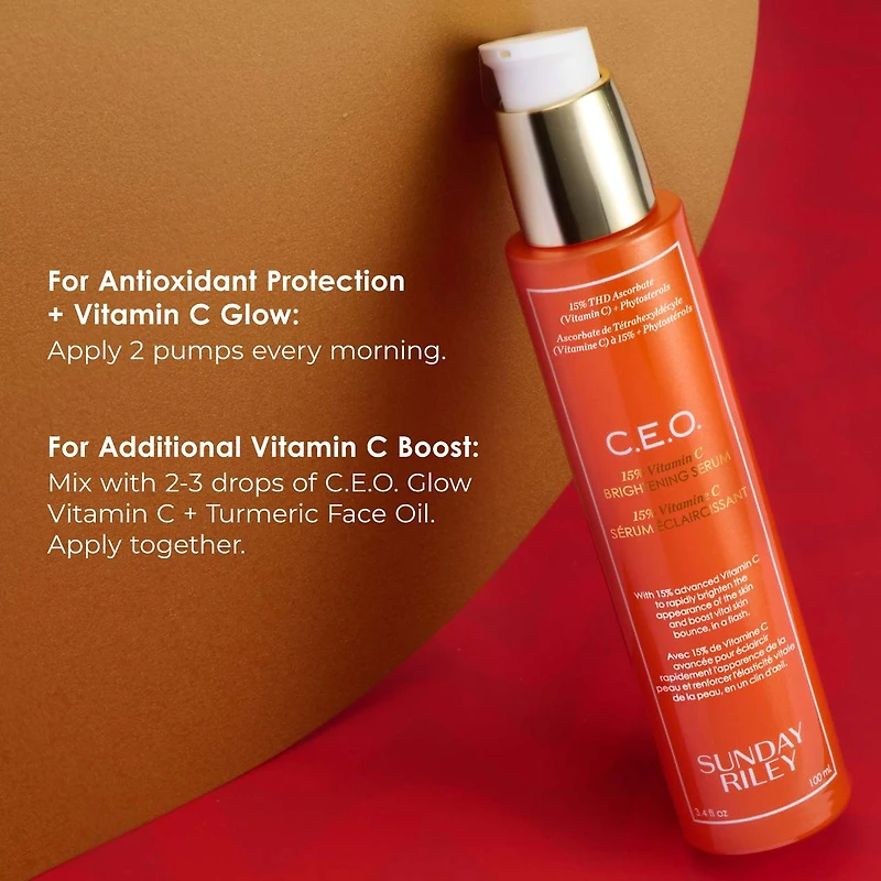 Sérum illuminateur C.E.O. à 15 % de vitamine C