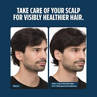 Men's Active Cleanse Scalp Shampoo + Conditioner for Thinning Hair