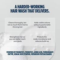 Men's Active Cleanse Scalp Shampoo + Conditioner for Thinning Hair