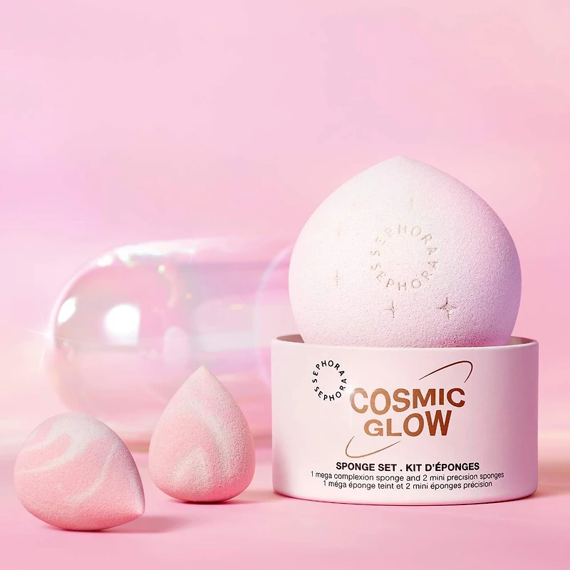 Cosmic Glow Makeup Sponge Set