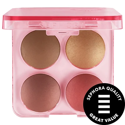 SEPHORA COLLECTION Colorful Face Bronzer, Blush & Highlighter Palette to