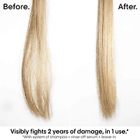 Crème capillaire sans rinçage Absolut Repair à réparation moléculaire pour cheveux abîmés