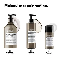 Crème capillaire sans rinçage Absolut Repair à réparation moléculaire pour cheveux abîmés