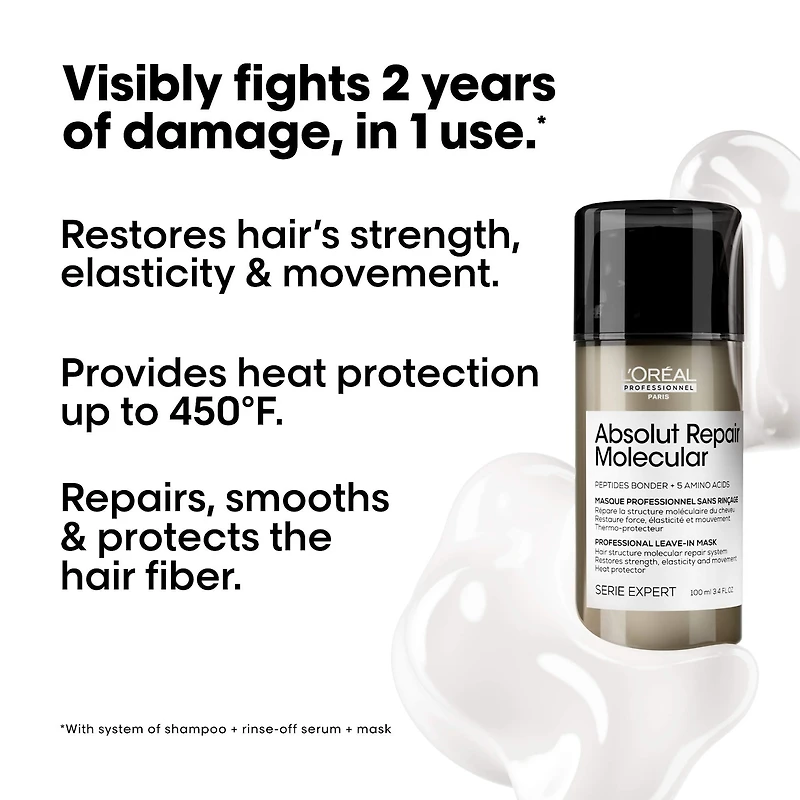 Absolut Repair Molecular Leave-In Conditioner for Bond Building