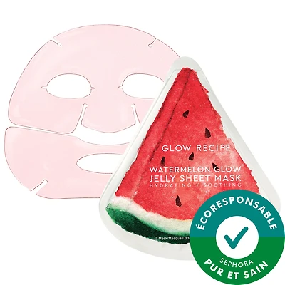 Masque en feuille à la gelée hydratante et apaisante Watermelon Glow